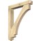 Ekena Millwork Imperial Arts and Crafts Rough Sawn Bracket w/ Offset Brace, Douglas Fir, 6"W x 36"D x 44"H BKT0604X36X44IMP03RDF - alternate 1